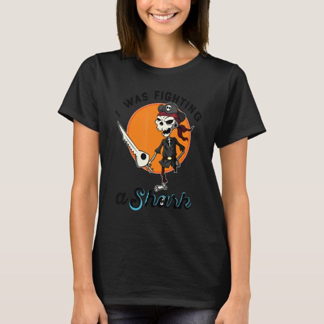 T-shirt J'Étais En Train De Combattre Une Blessure À L'Épa (Devant)