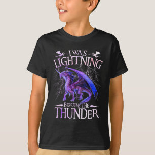 T-shirt J'Étais La Lumière Devant L'Amoureux Des Dragons D