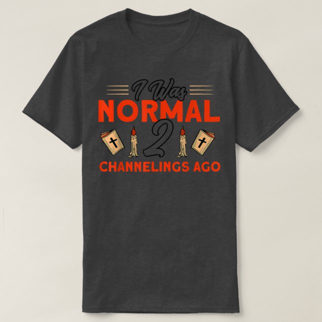 T-shirt J'Étais Normal 2 Chaînes Il Y A Hauné House Ghost (Design devant)