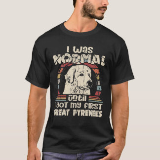 T-shirt J'Étais Normal Jusqu'À Ce Que J'Ai Obtenu Mes Prem