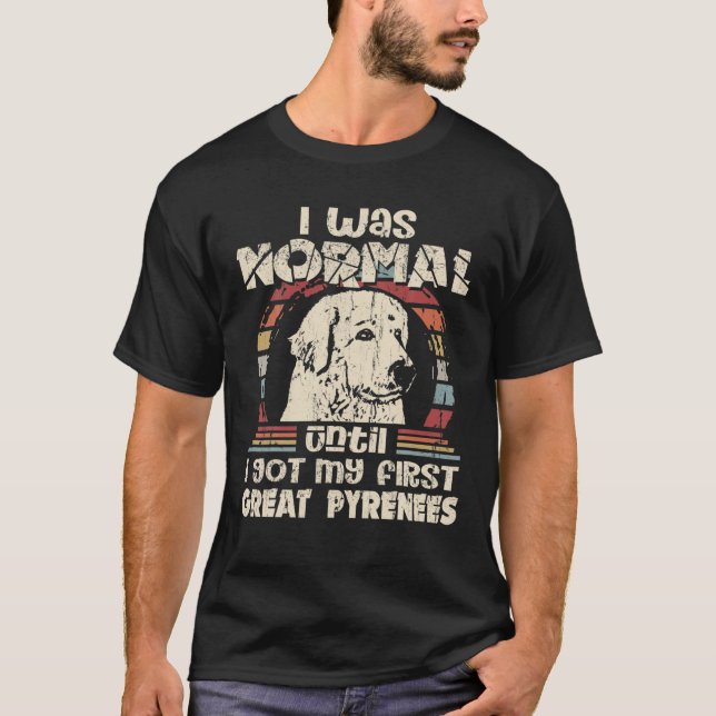 T-shirt J'Étais Normal Jusqu'À Ce Que J'Ai Obtenu Mes Prem (Devant)