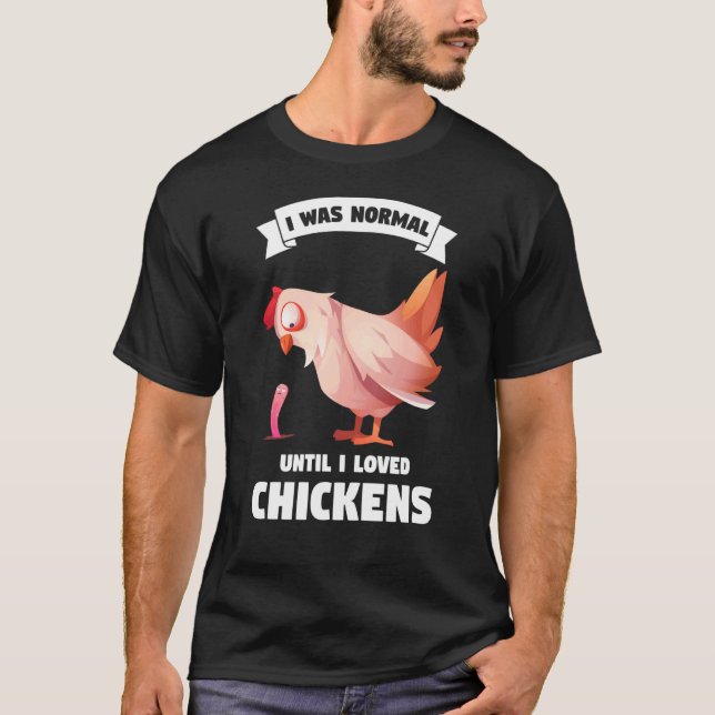 T-shirt J'étais normal jusqu'à ce que j'aime l'élevage de  (Devant)