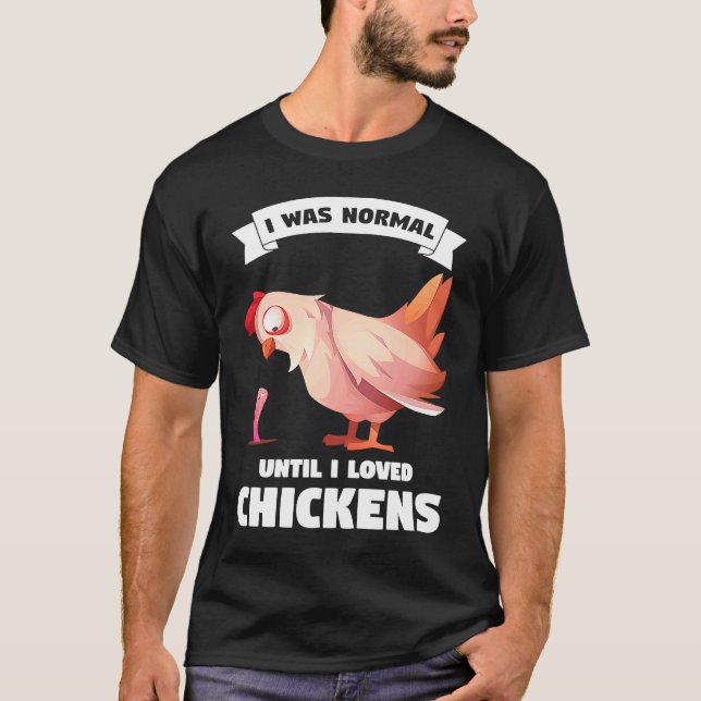 T-shirt J'étais normal jusqu'à ce que j'aime l'élevage de  (Devant)