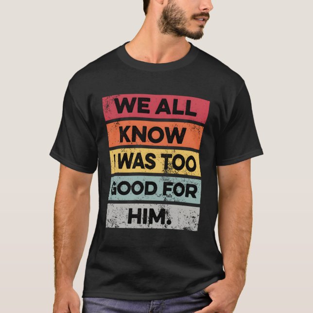 T-shirt J'Étais Trop Divorce Py Divorcé (Devant)