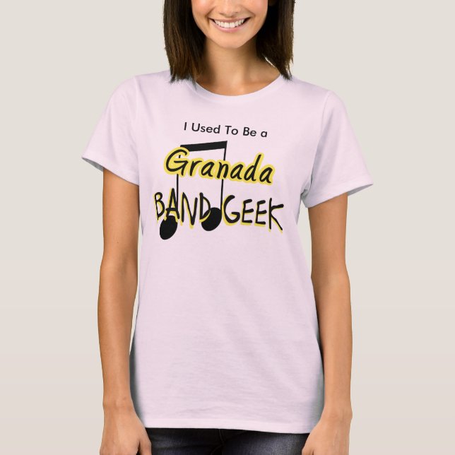 T-shirt J'étais un Geek de Granada Band (Devant)