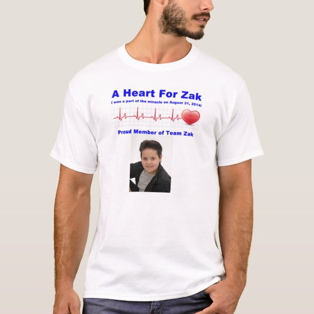 T-shirt J'étais une partie du miracle le 31 août 2014 ! (Devant)