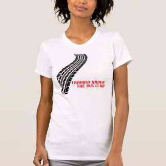 T-shirt Jeté sous le club d'autobus (avant 2-sides)