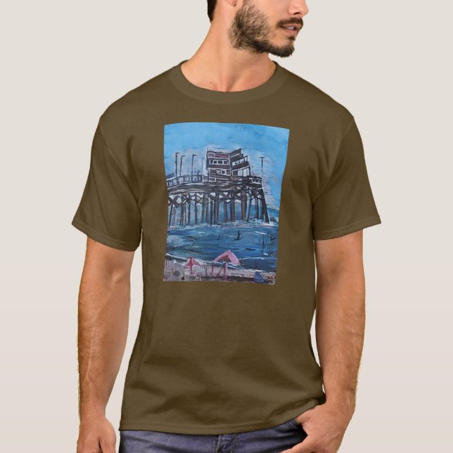 T-SHIRT JETÉE DE NEWPORT BEACH (Devant)