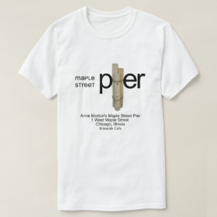 T-shirt Jetée Maple Street, Chicago, Illinois