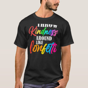 T-shirt Jeter De La Douceur Autour Comme Confetti Anti-Int