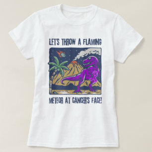 T-shirt Jeter Une Météor Flamant Au Cancer Pancréatique Dr