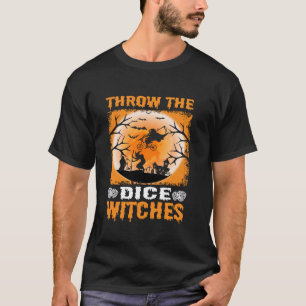 T-shirt Jetez Les Sorcières De Dice Bunco Bonne Fête D'Hal