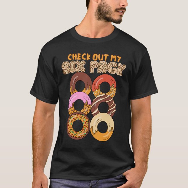 T-shirt Jetez un coup d'oeil à mon pack six - Bandes d'exe (Devant)