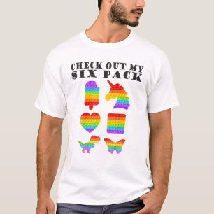 T-shirt Jetez Un Coup D'Oeil À Mon Six Pack Cool Fidget Po