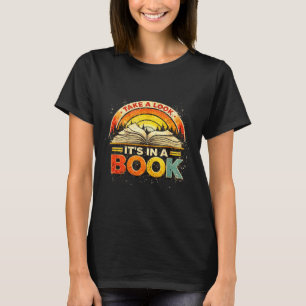 T-shirt Jetez un coup d'œil dans un livre inspirant les en