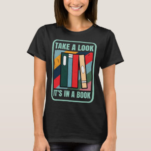 T-shirt Jetez Un Coup D'Oeil Dans Un Livre Lecture Bookwor