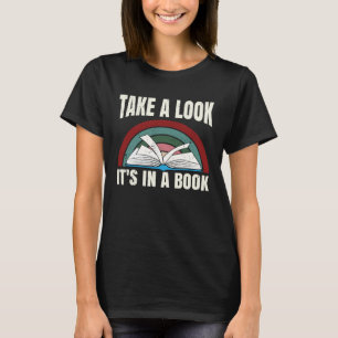 T-shirt Jetez Un Coup D'Oeil Dans Un Livre Lecture Bookwor