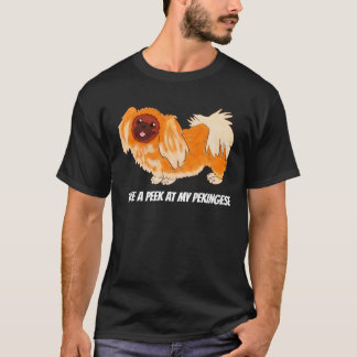 T-shirt Jetez un oeil à mon Pekingese