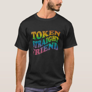 T-shirt Jeton Ami Droit Slang Queer Allié Fierté Gay