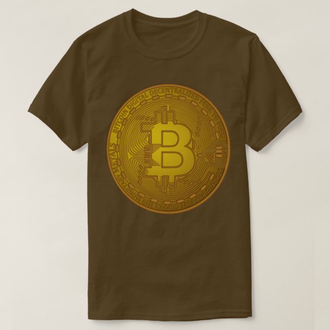 T-shirt jeton bitcoin (Design devant)