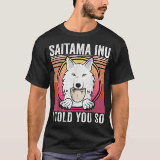 T-shirt Jeton Crypto Saitama Inu Vintage Je Vous L'avais D
