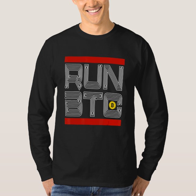 T-shirt Jeton De Crypto Bitcoin Btc Bullrun Rich Blocchain (Devant)