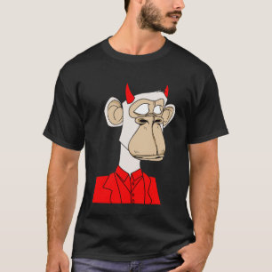 T-shirt Jeton de singe drôle non fongible crypto art NFT h