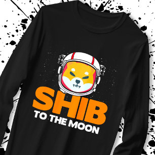 T-shirt Jeton Shib Shiba Inu Crypto Mème Pièce Moon Chien