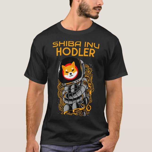 T-shirt Jeton Shiba Inu Crypto pièce Cryptomonnaie (Devant)