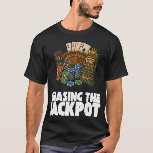 T-shirt Jetons de casino Roulette Machines à sous Poker Ve