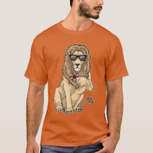 T-shirt Jetons de poker Lion Poker