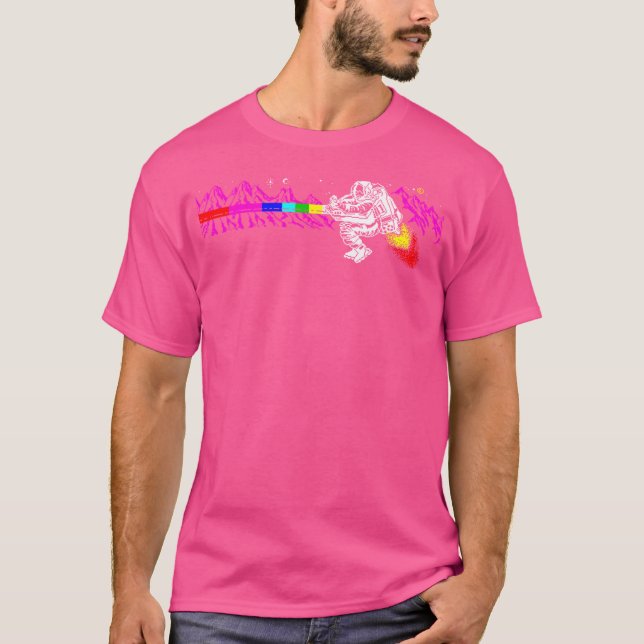 T-shirt Jetpac Retro Game Print (Devant)