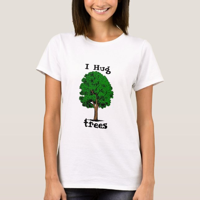 T-shirt J'étreins des arbres (Devant)