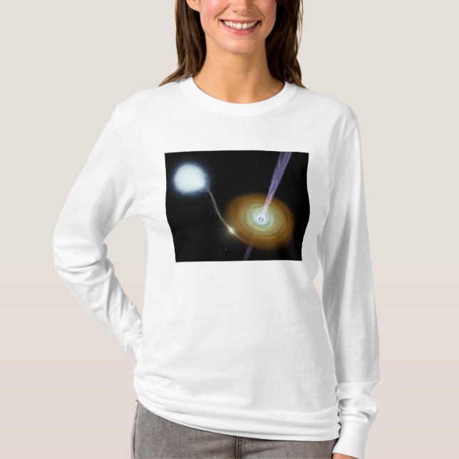 T-shirt Jets de matériel fuyant (Devant)