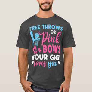 T-shirt Jets Libres Ou Bows Rose Gigi Vous Aime Genre Rev
