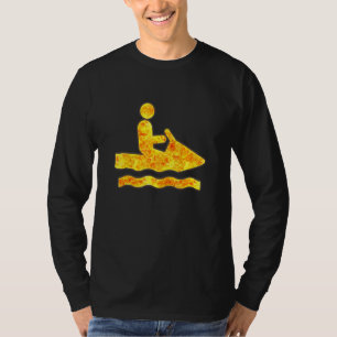 T-shirt Jetski Jet Ski Surf Flammes incendie