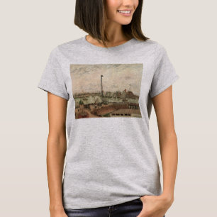 T-shirt Jetty, Le Havre, Misty de Camille Pissarro