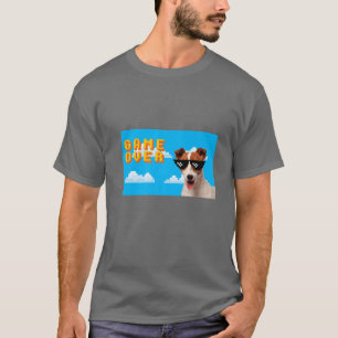 T-shirt Jeu 8 bits sur Jack Russell