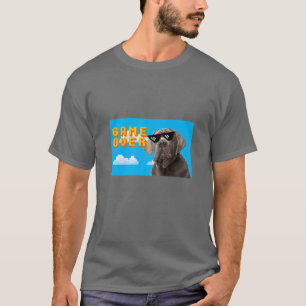 T-shirt Jeu à 8 bits sur le mastiff néopolite