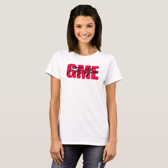 T-shirt Jeu À La Chemise Lune (Devant entier)