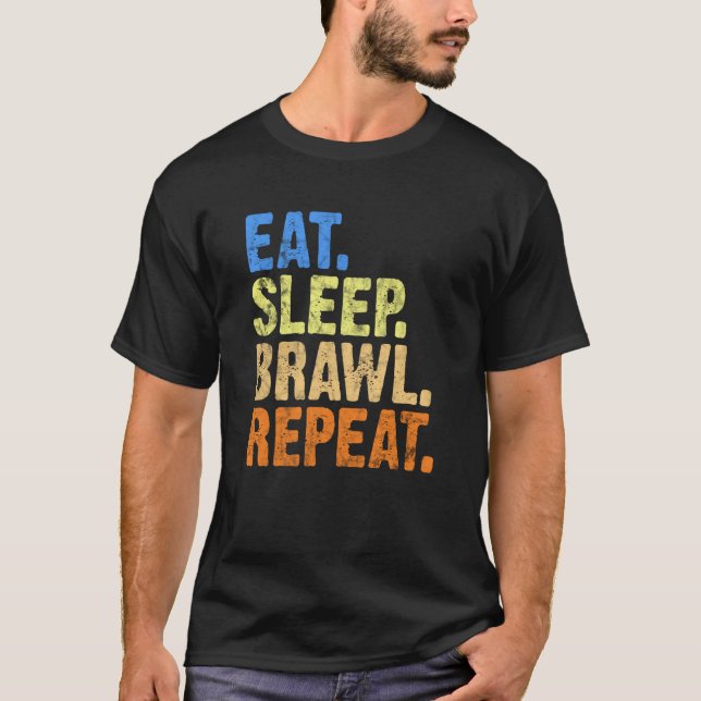 T-shirt Jeu amusant Brawlers Gamers (Devant)