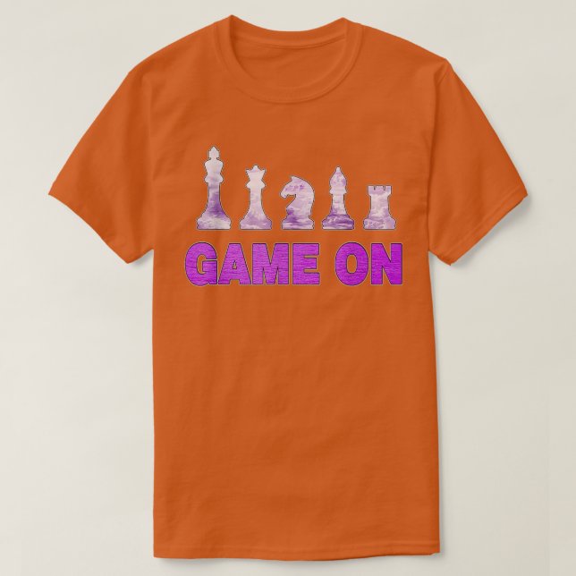 T-shirt Jeu amusant sur le jeu d'échecs jeu jeu jeu d'Humo (Design devant)