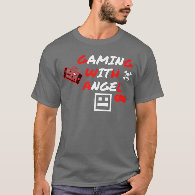 T-shirt Jeu avec Angel boy (Devant)