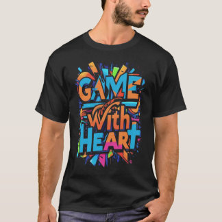 T-shirt Jeu avec coeur