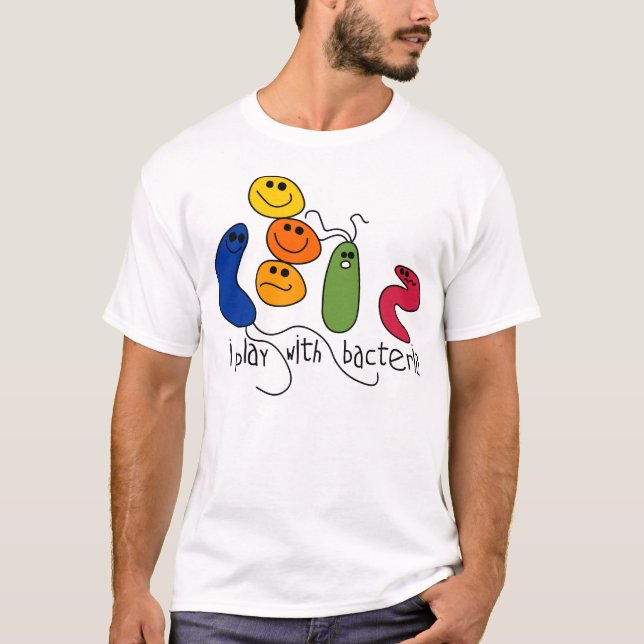 T-shirt jeu avec des bactéries (Devant)