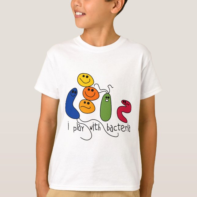 T-shirt Jeu avec des bactéries (Devant)
