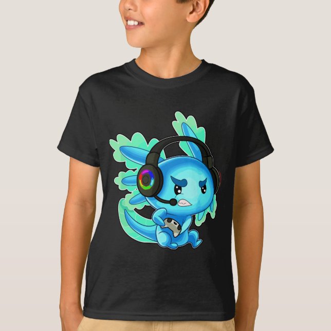 T-shirt Jeu Axolotl Ambystoma Mexicanum Mexicanum Marche m (Devant)