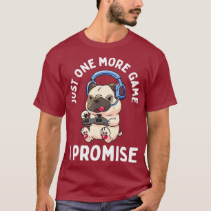 T-shirt Jeu Carlin Joueur Amoureux des chiens Vidéo Jeu Ga