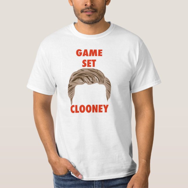 T-shirt Jeu Clooney réglé (Devant)