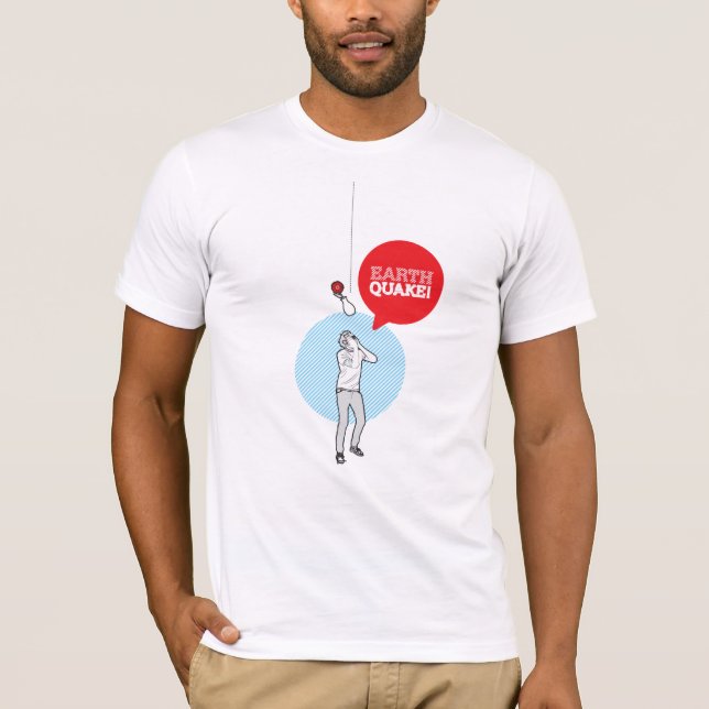 T-shirt Jeu-concours 01 de tremblement (Devant)